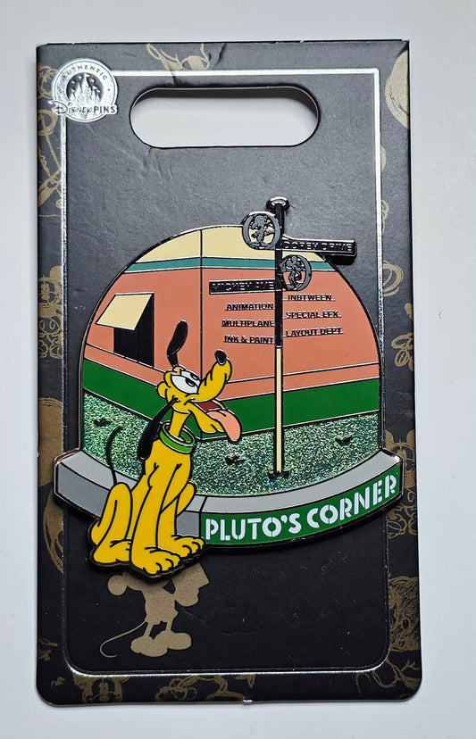 Pluto's Corner is a pin from the Disney Studio's Burbank