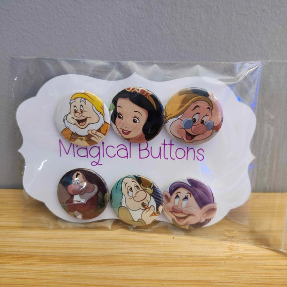 Snow White Buttons