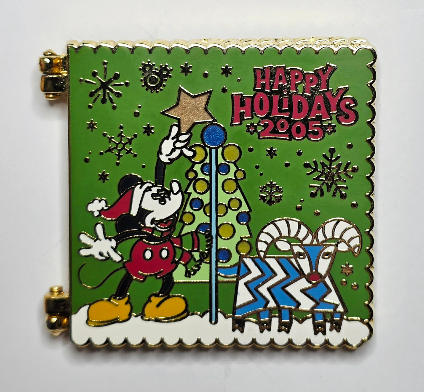 Happy Holidays 2005 - Mickey Mouse decorating a Christmas tree - Contemporary Resort