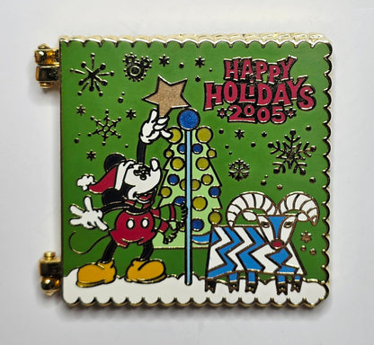 Happy Holidays 2005 - Mickey Mouse decorating a Christmas tree - Contemporary Resort