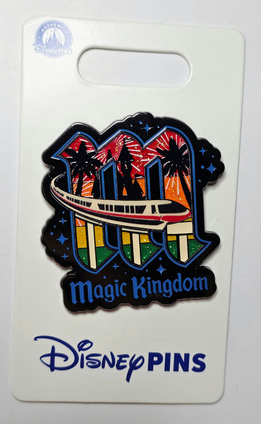 Magic Kingdom "M" with Monorail