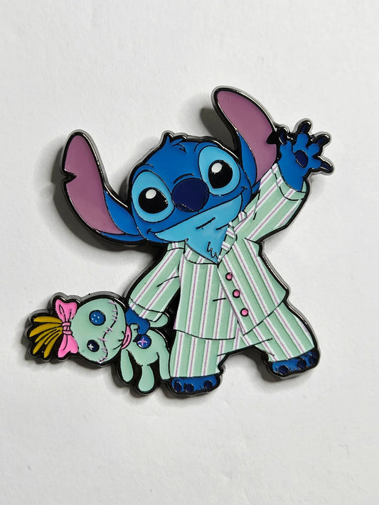 Stitch & Angel Bedtime Blind Box - Stitch in PJs with Scrump
