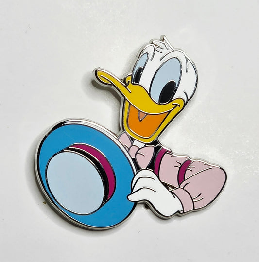 Donald Duck dressed as a "Dapper Dan"