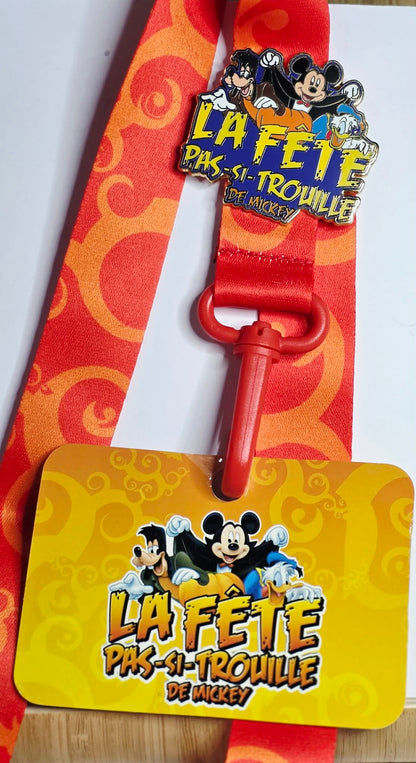 Disney Halloween "La Fete Pas-Si-Trouille De Mickey", Mickey Mouse, Goofy, and Donald Duck