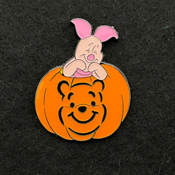 Piglet in a Winnie the Pooh Jack-o-lantern - Halloween