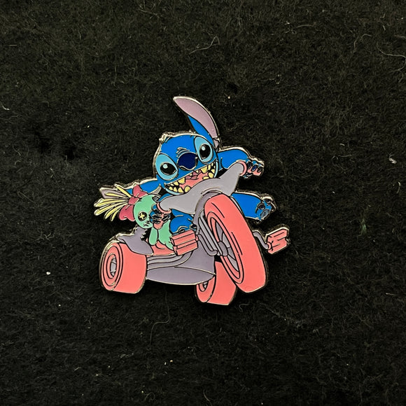 Loungefly - Lilo & Stitch - Stitch and Scrump riding a tricycle