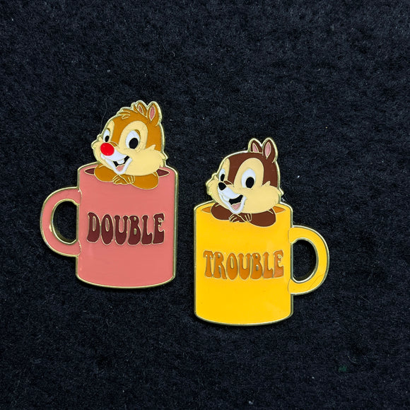 Loungefly - Chip & Dale - Double Trouble Coffee Mugs (2 Pin Set)