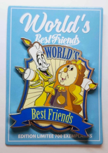 World's Best Friends - Lumière and Cogsworth - LE 700