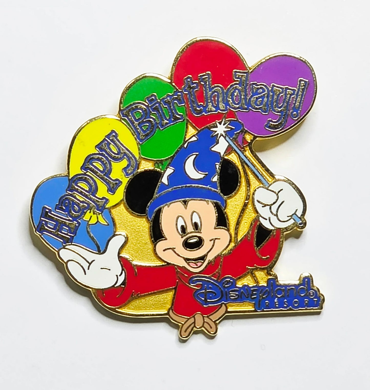 Sorcerer Mickey Mouse celebrating a birthday
