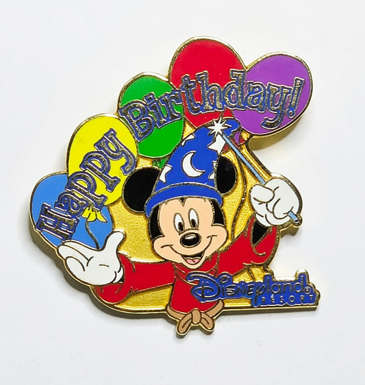 Sorcerer Mickey Mouse celebrating a birthday
