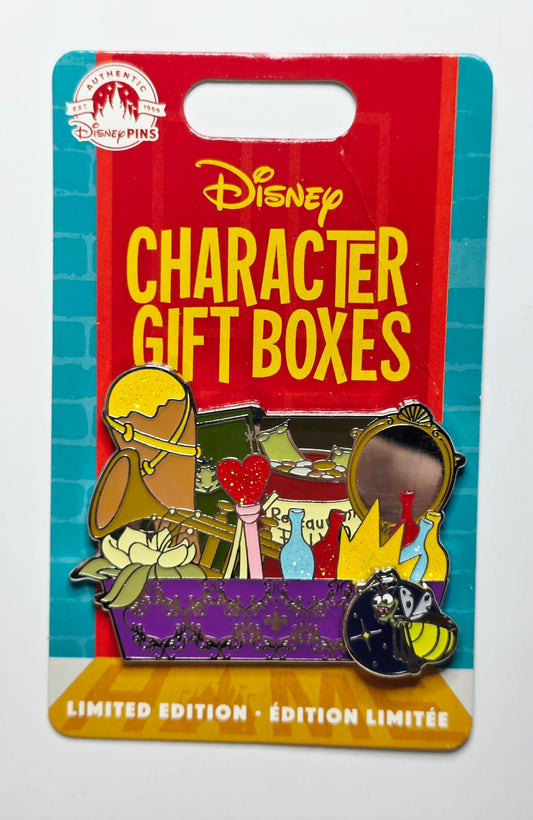 Disney Character Gift Boxes pin featuring The Princess and the Frog