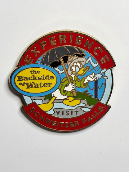 Disney Jungle Cruise Donald Duck Backside of Water Schweitzer Falls Pin  2008