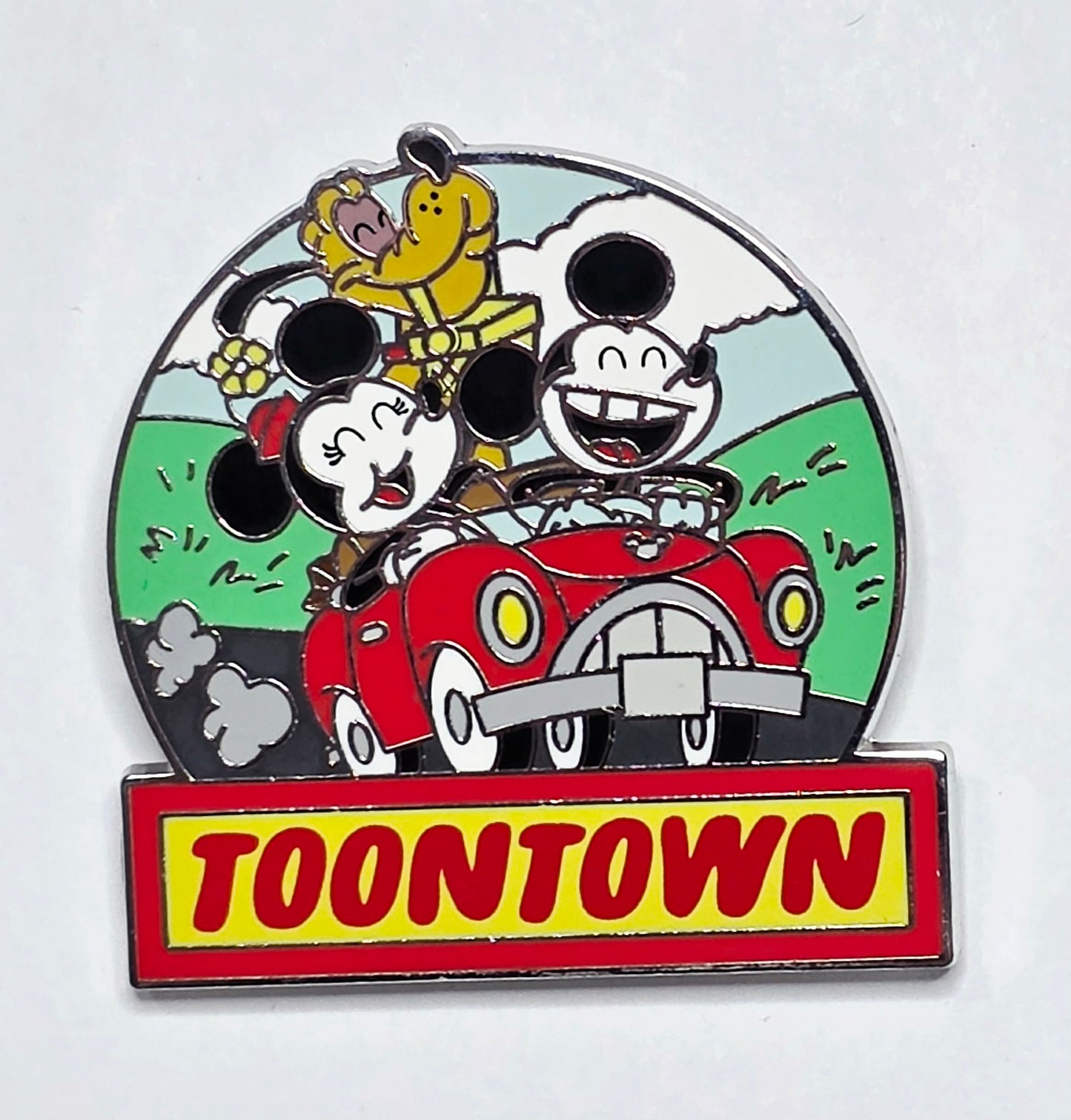 Toontown Mickey, Minnie and Pluto