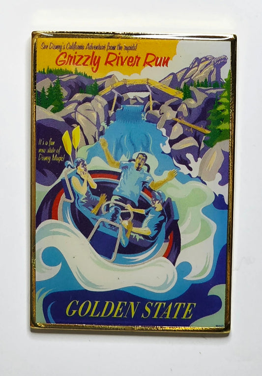 Disney 2001 DCA Sneak Preview Grizzly River Run Attraction Poster