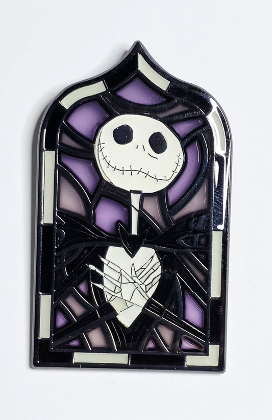 The Nightmare Before Christmas - Jack stained glass window