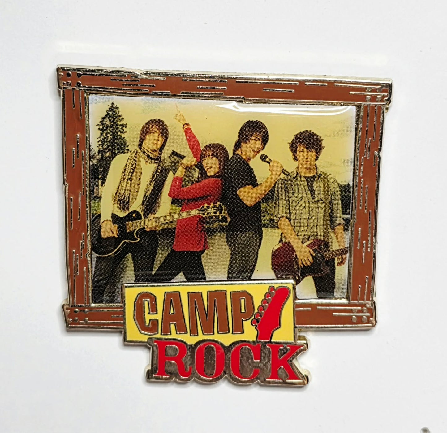 Disney Channel Camp Rock - Shane, Nate, and Jason Gray alongside Mitchie Torres,