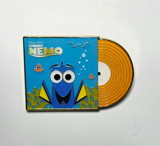 Finding Nemo album artwork - orange vinyl record.