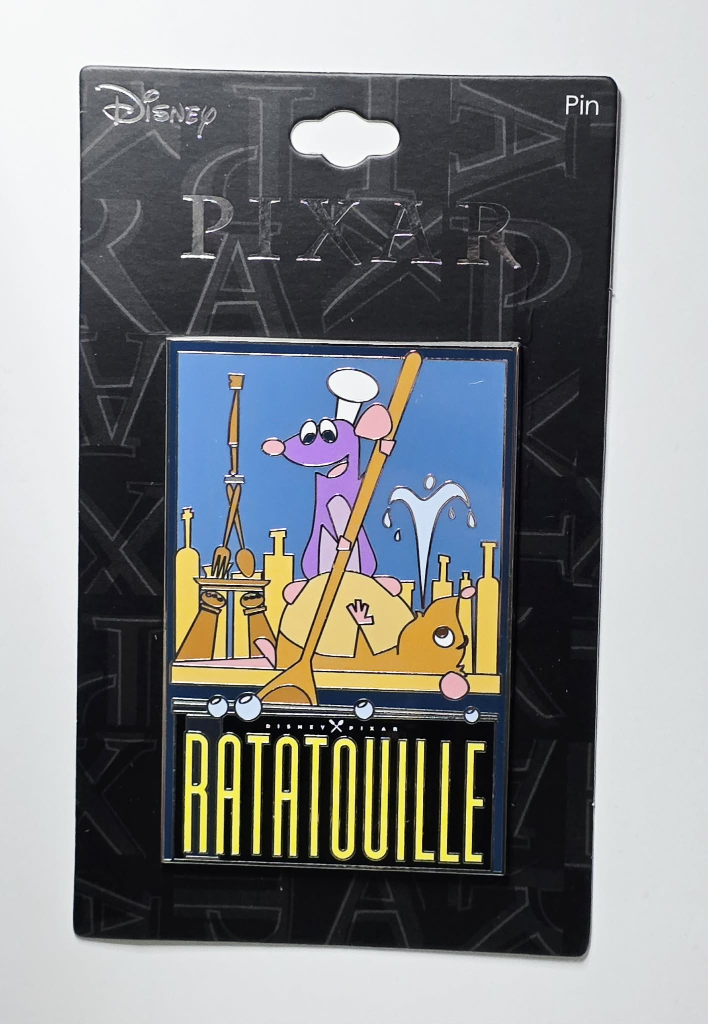 Ratatouille pin featuring Remy and Emile