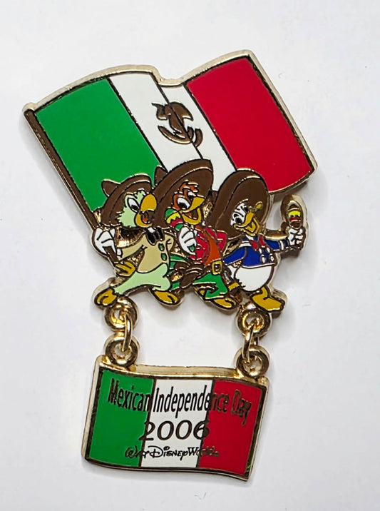 Three Caballeros—Donald Duck, José Carioca, and Panchito Pistoles