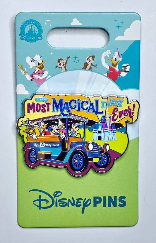 Mickey Mouse and friends in a vintage car - Most Magical Day Ever