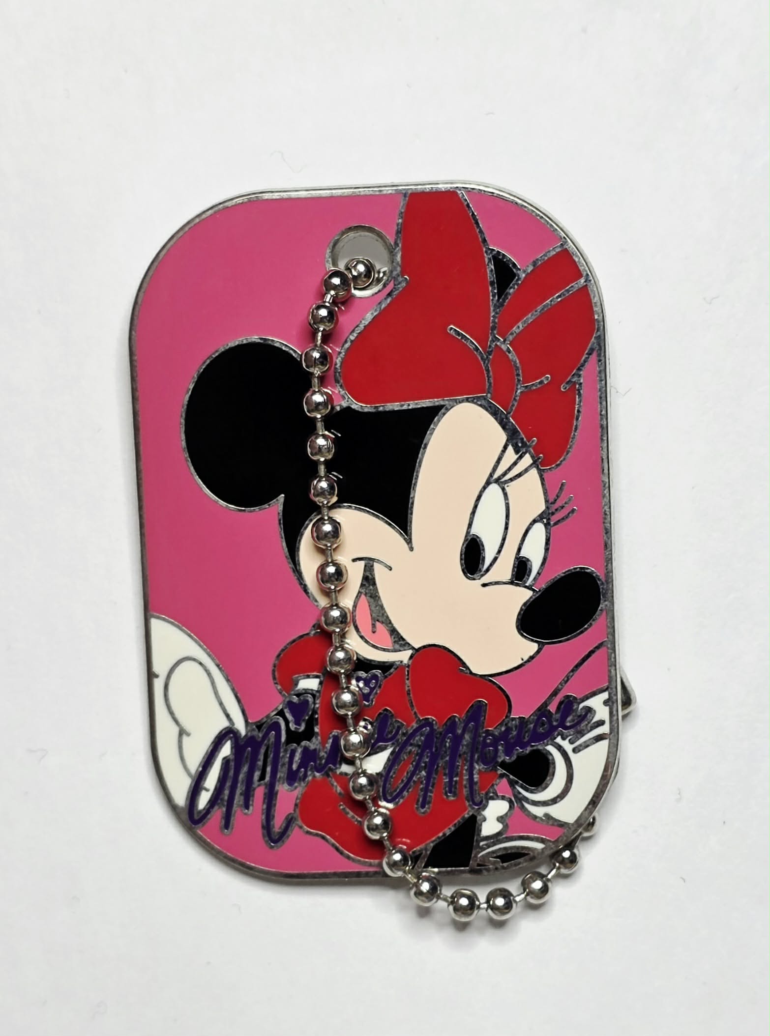 Minnie Mouse Dog Tag Pin – Canada's Disney Connection