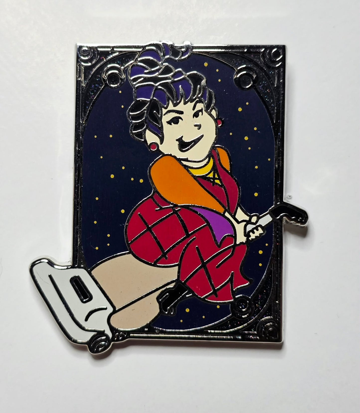 Hocus Pocus - Mary Sanderson riding her vacuum cleaner.