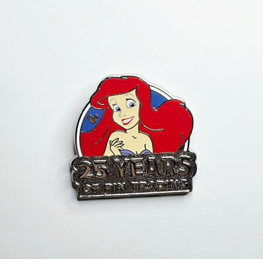 The Little Mermaid - Ariel - 25 Years of Pin Trading- 2025 Hidden Disney Series Wave A - Walt Disney World