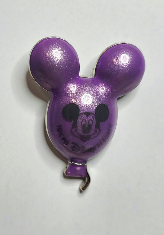 Tokyo Disney Resort - glossy Purple Mickey Mouse balloon