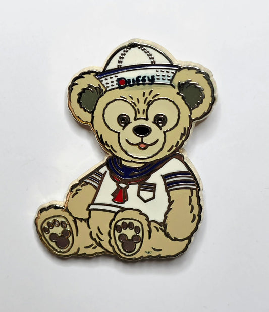 Duffy the Disney Bear -  white-and-blue sailor suit