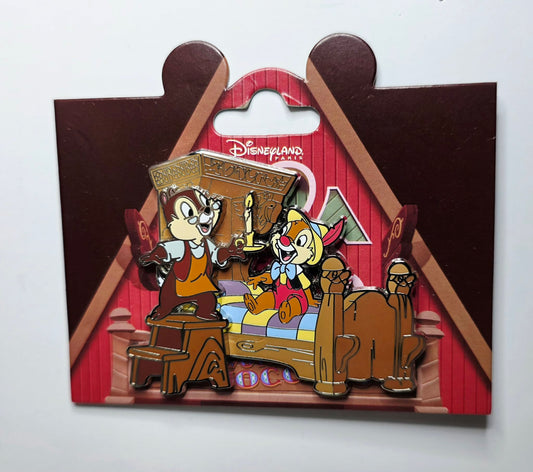 Chip and Dale as Geppetto and Pinocchio