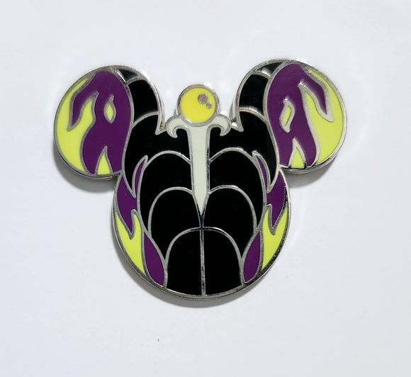 Sleeping Beauty - Maleficent  - Mickey Head Shape