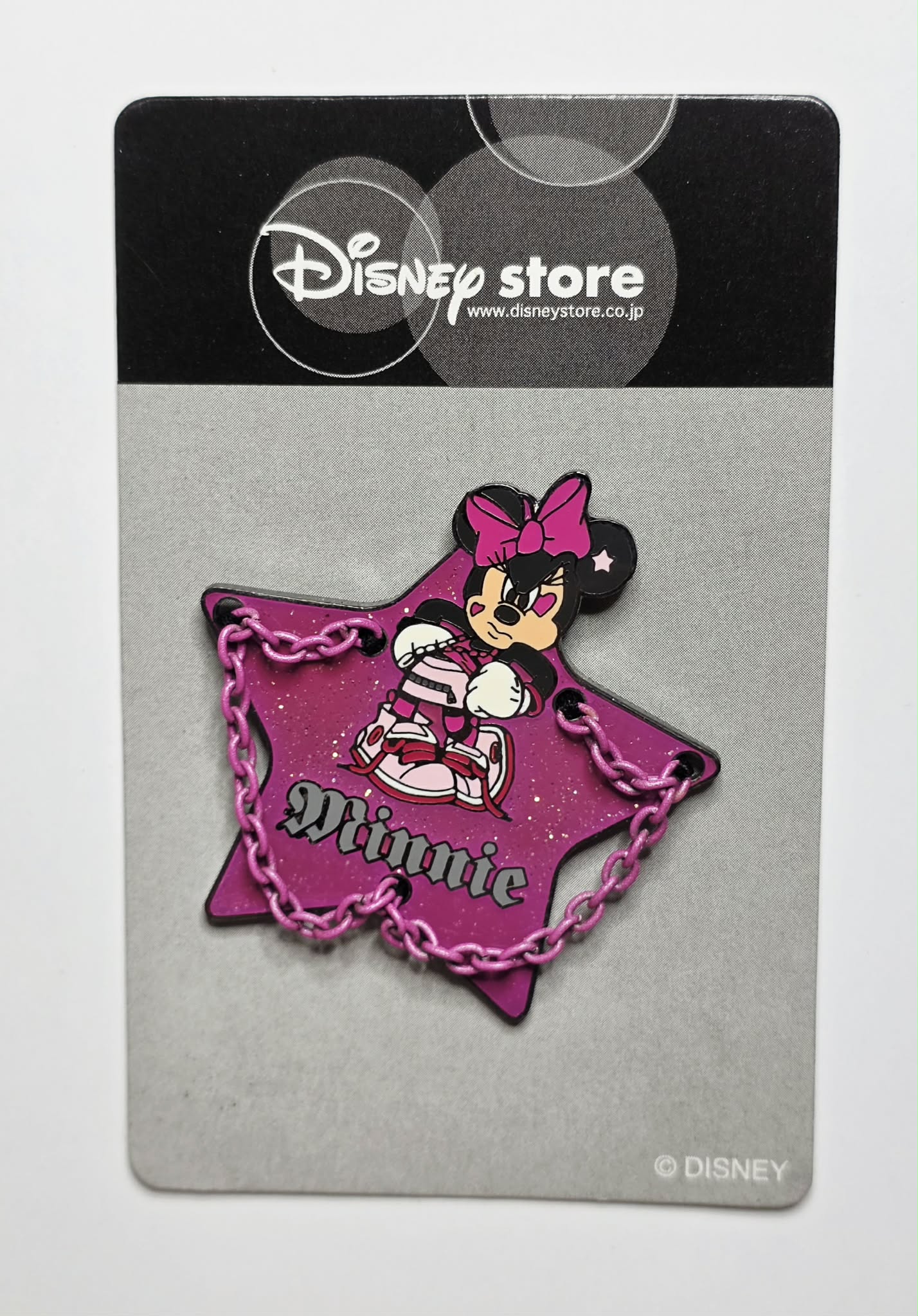 Minnie Mouse Punk Star with Chains - Japan Disney Store