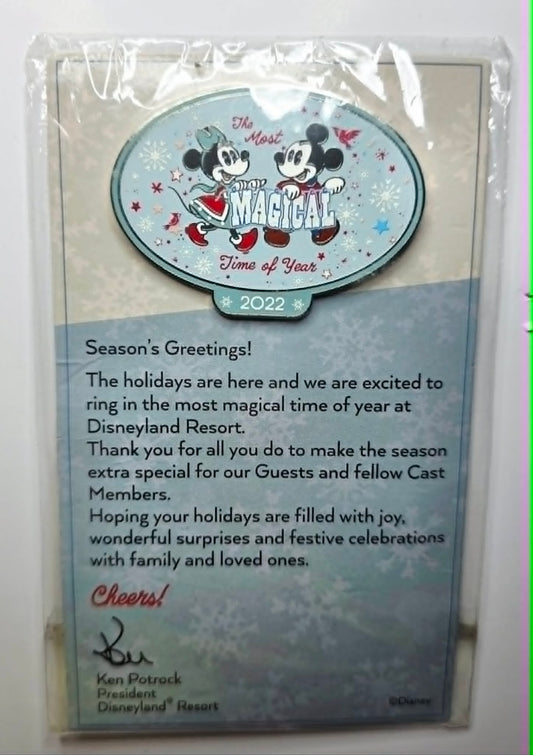 Mickey and Minnie Mouse - DLR Cast Member Holiday Work Gifts