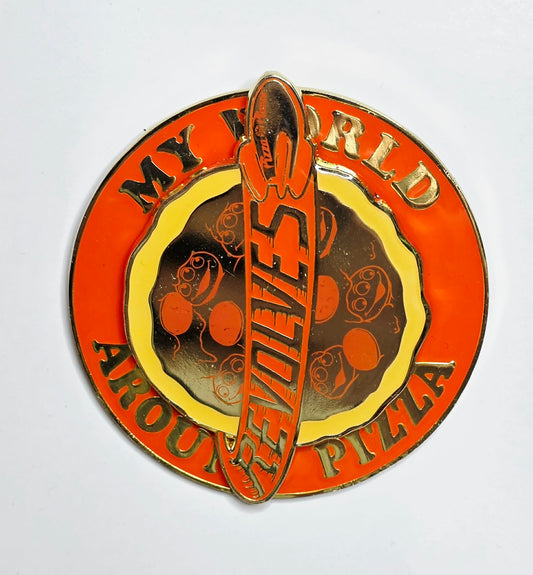 Toy Story - "My World Revolves Around Pizza" Spinner Pin