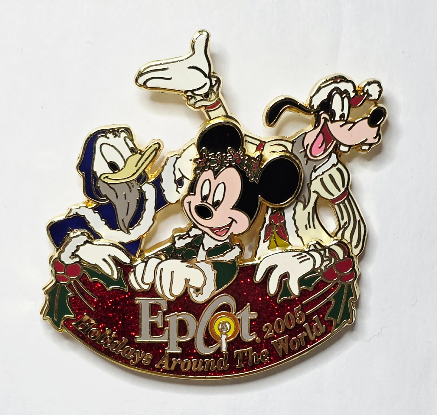Mickey Mouse, Donald Duck, and Goofy - Epcot Holidays Around The World