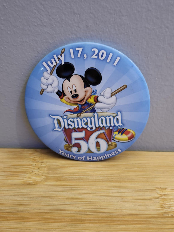 Button Disneyland  2011 65th Year