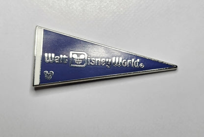 2010 Walt Disney World Hidden Mickey - Blue pennant