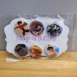 Incredibles Buttons