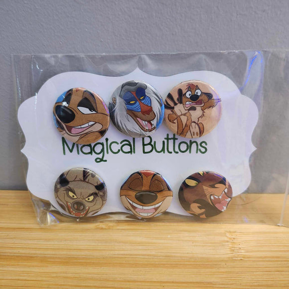 Lion King Buttons