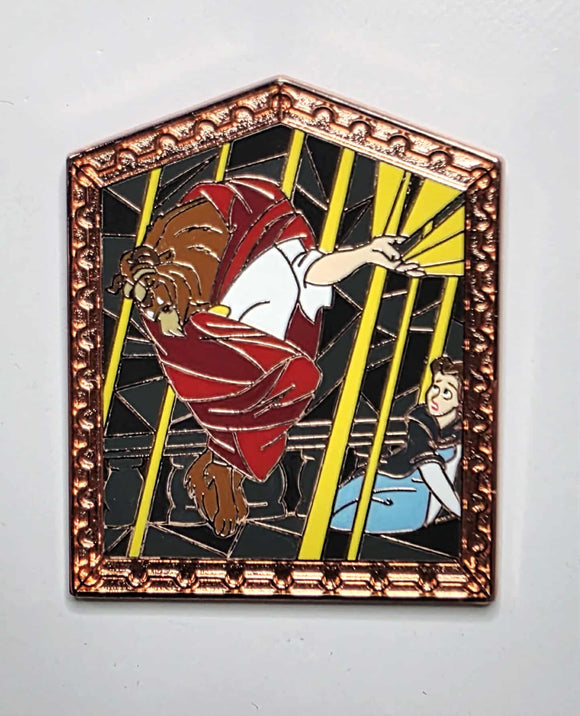 Beauty and the Beast Windows of Love - Beast's transformation