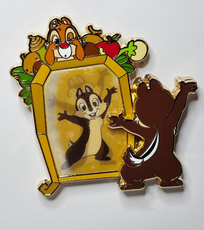Chip n' Dale Lenticular - SDR Funhouse Mirrors Mystery