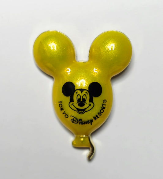 Tokyo Disney Resort - glossy yellow Mickey Mouse balloon
