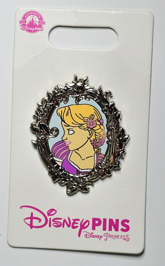 Disney Princess Portrait Silver Frame pin featuring Rapunzel