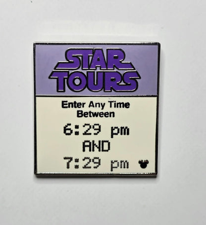 Disney Star Tours FastPass pin from the 2007-2008 Hidden Mickey Series