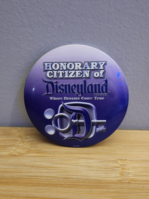 Button - Disneyland - Honorary Citizen of Disneyland