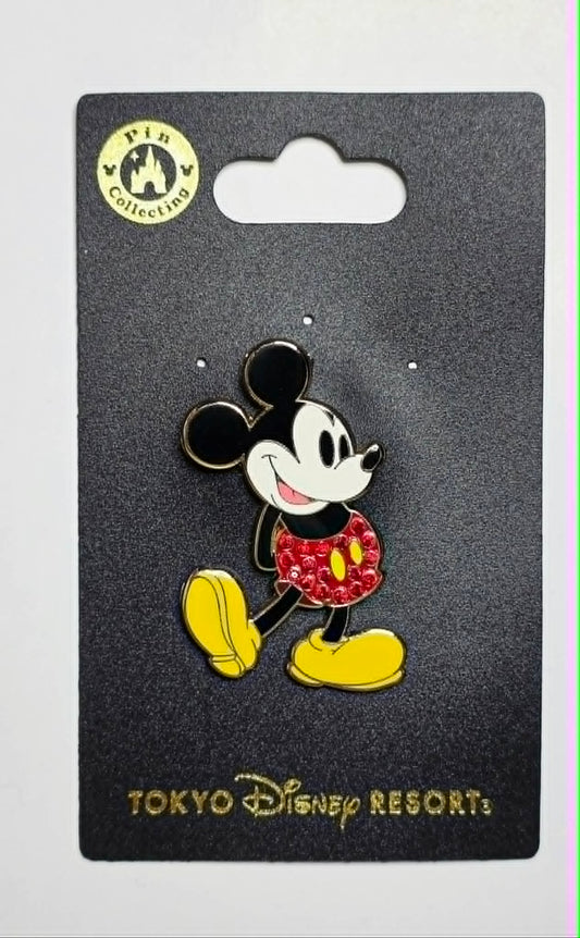 Mickey Mouse - sparkly red rhinestone