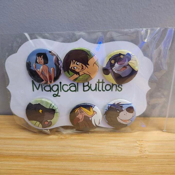 Jungle Book Buttons