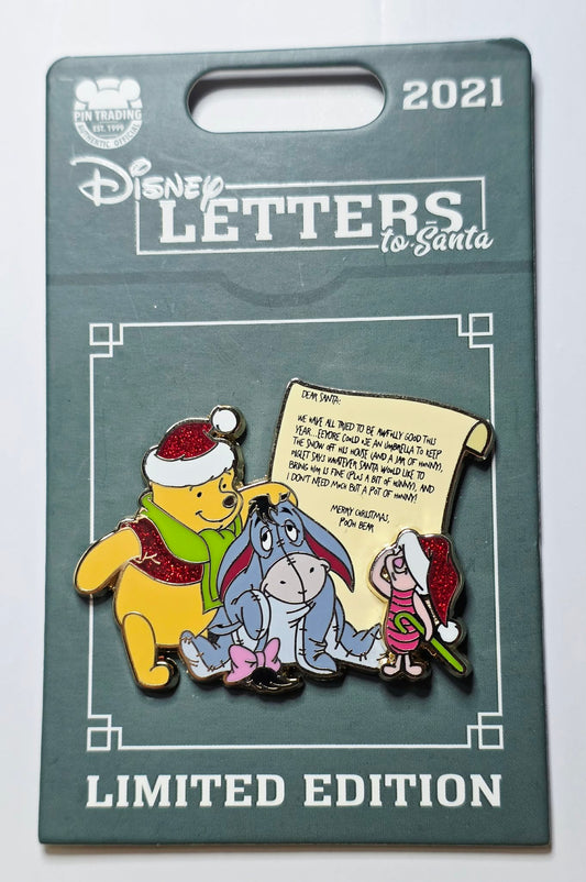 Letters to Santa - Winnie the Pooh, Eeyore, and Piglet