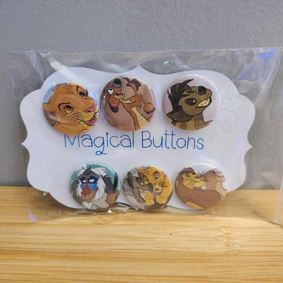 Lion King Buttons