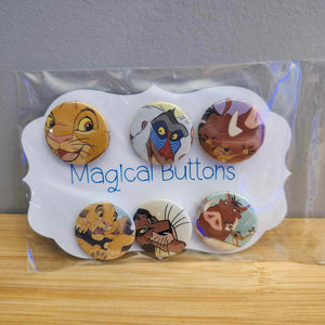 Lion King Buttons